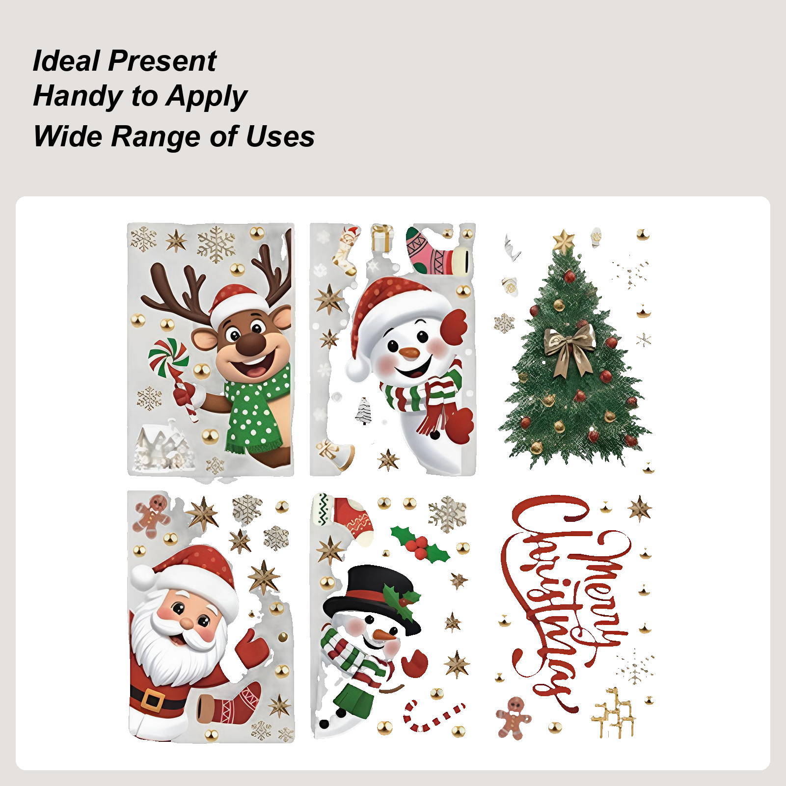Christmas Window Decorations H - Snowflake Window Decal review and price
