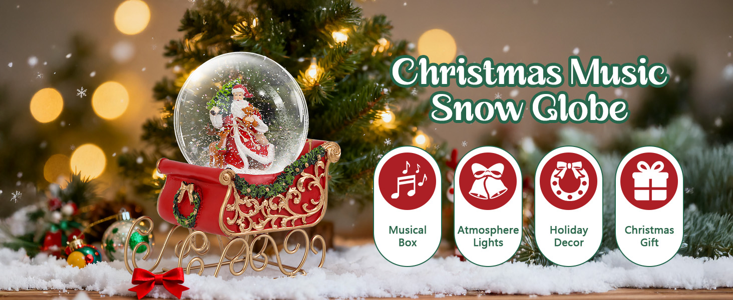 Christmas Snow Globe with Musi - Snow Globe Musical review and price