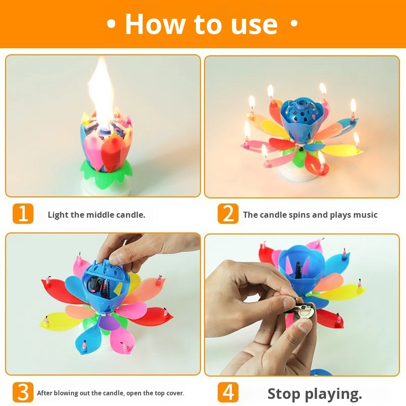 Romantic Happy Birthday Musica - Holiday Candle Set review and price