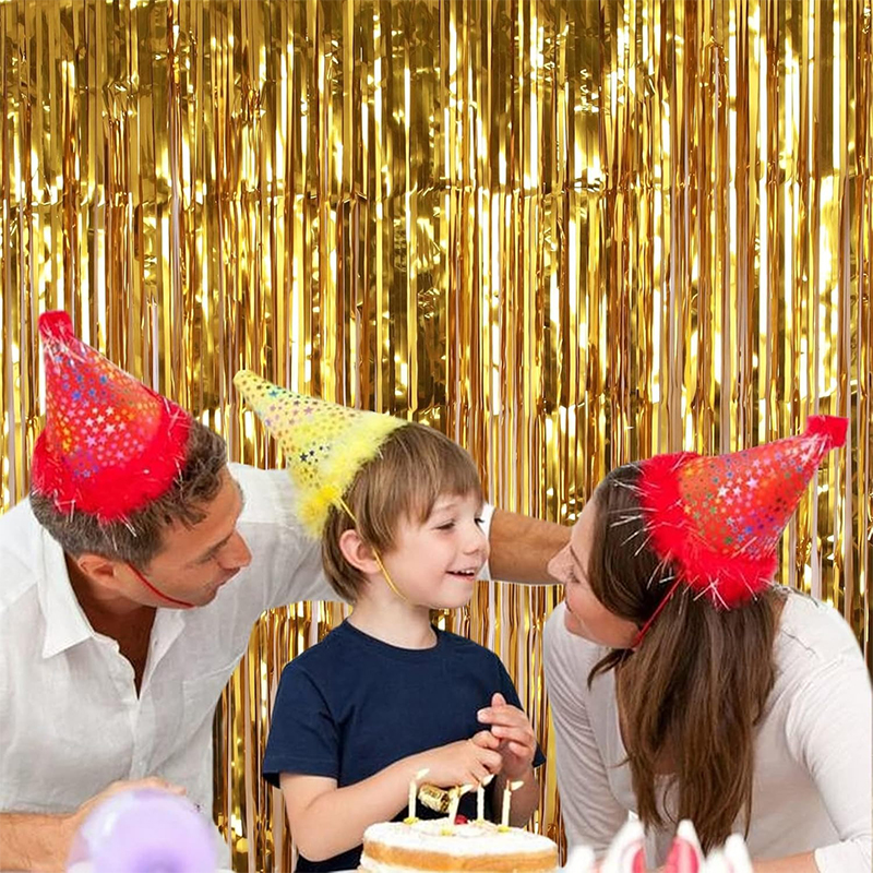 2M Glitter Gold Tinsel Fringe  - Tinsel Garland Decoration review and price