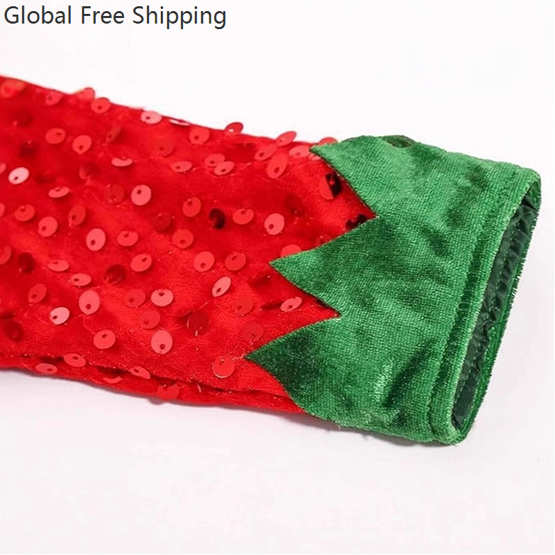 Girls Christmas Costume Set Sa - Elf Costume Christmas review and price