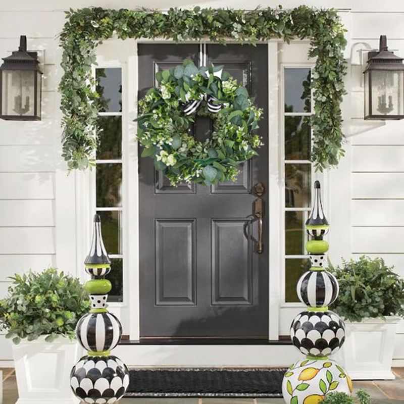 Eucalyptus Wreath Flowers Gift - Christmas Wreath Fake review and price