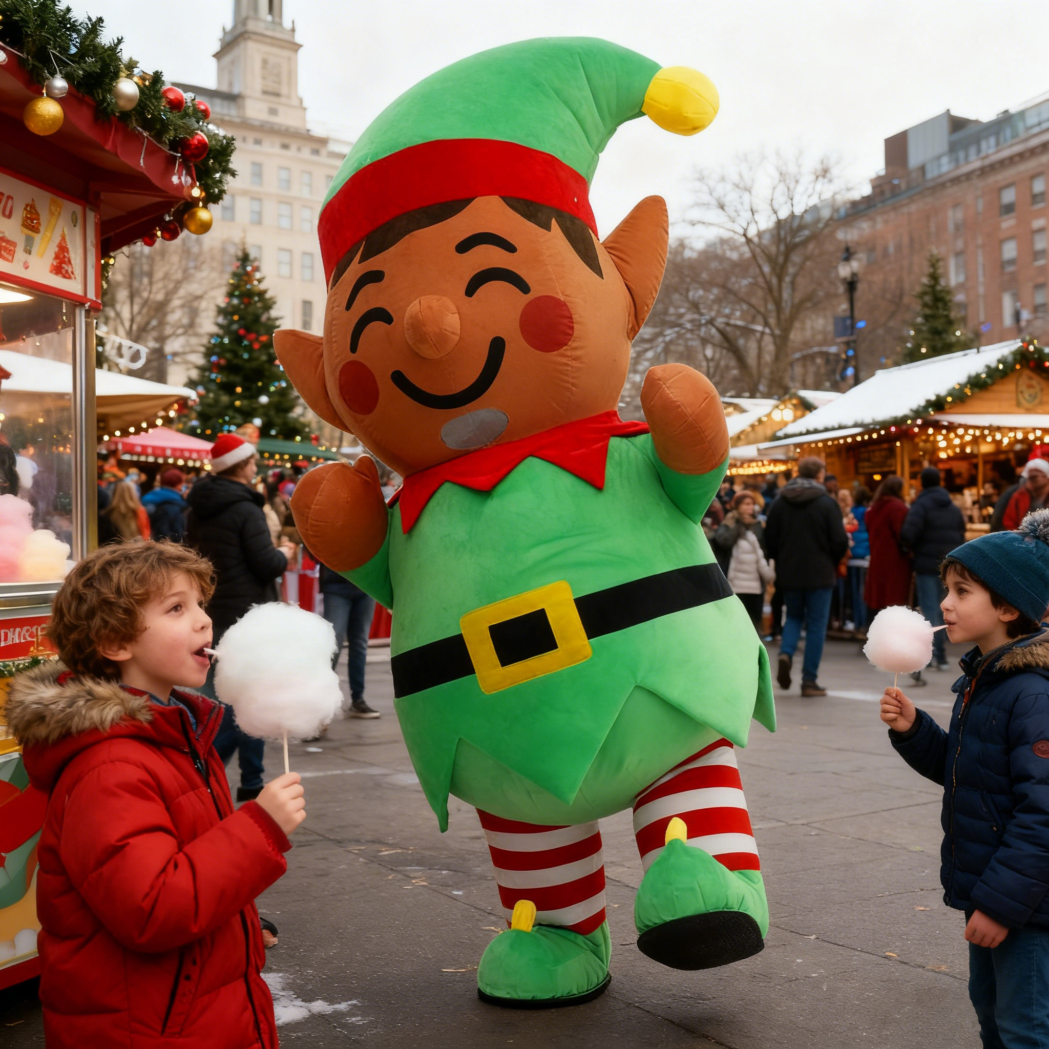 Inflatable Christmas Elf Plush - Elf Costume Christmas review and price
