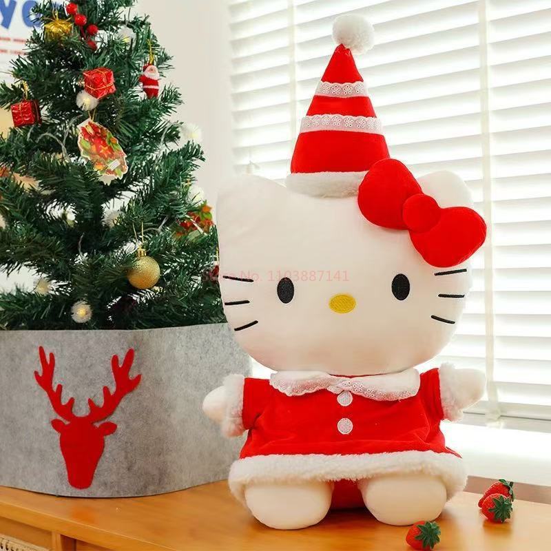 New Cute Kt Cat Plush Toy With - Santa Hat Plush review and price
