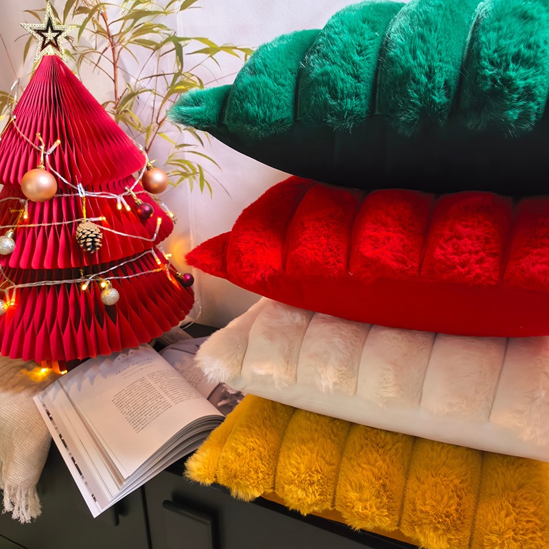 Christmas green imitation rabb - Christmas Throw Blanket review and price