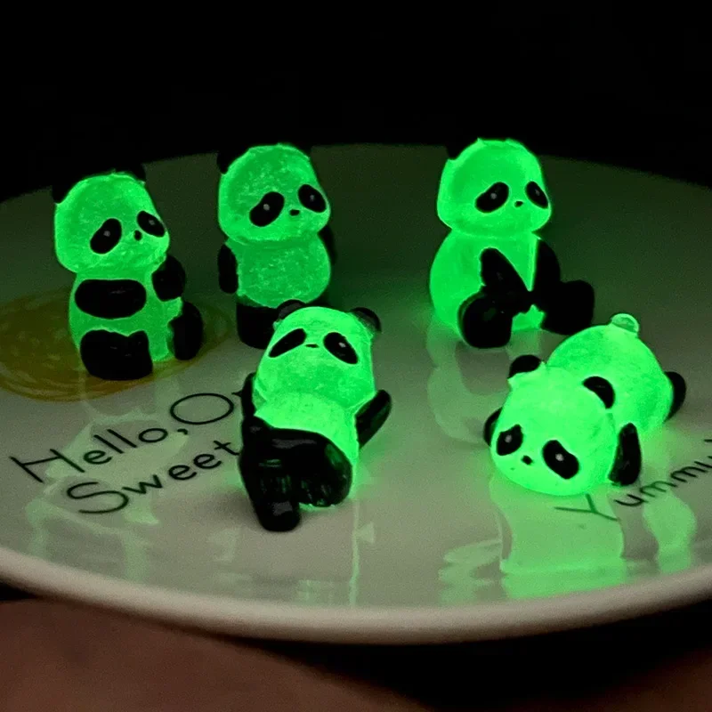 5pcs Glowing Panda Mini Figuri - Nutcracker Figurine review and price