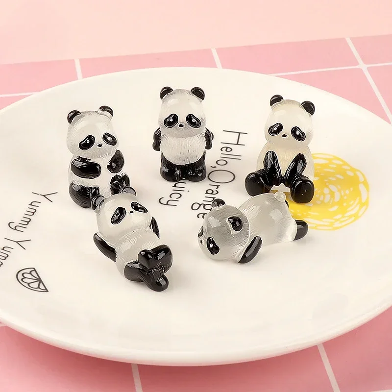 5pcs Glowing Panda Mini Figuri - Nutcracker Figurine review and price