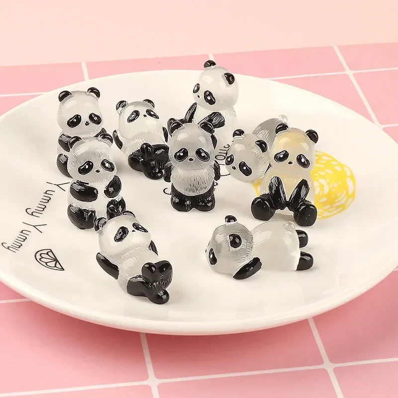 5pcs Glowing Panda Mini Figuri - Nutcracker Figurine review and price
