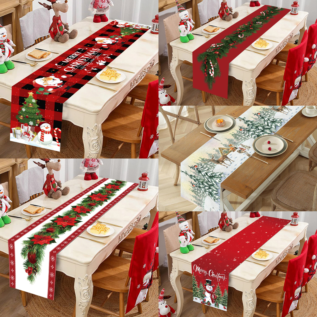 Christmas Table Runner Merry C - Christmas Table Runner review and price