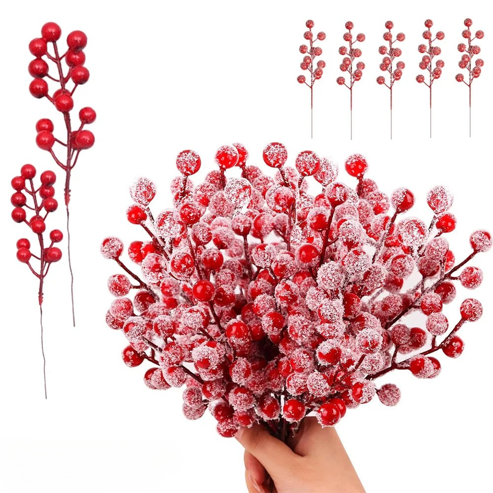 10-200PCS Artificial Red Berry - Christmas Tree Artificial review and price