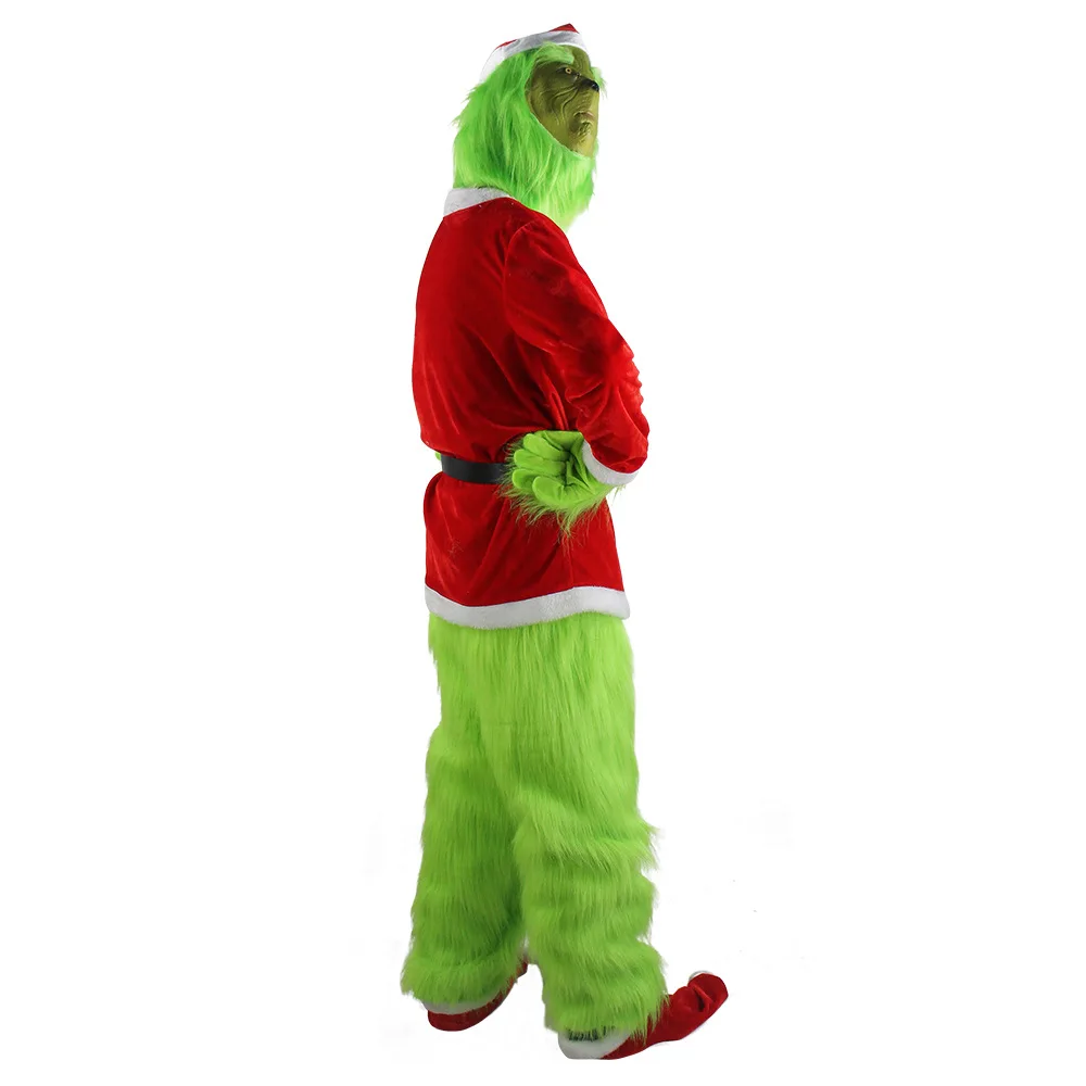 Merry Christmas Grinch Cosplay - Santa Hat Plush review and price
