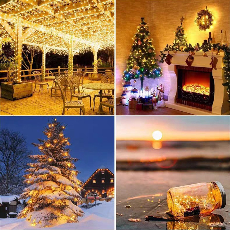 ONCE Solar Powered Lights 200  - Led Fairy String Lights review and price