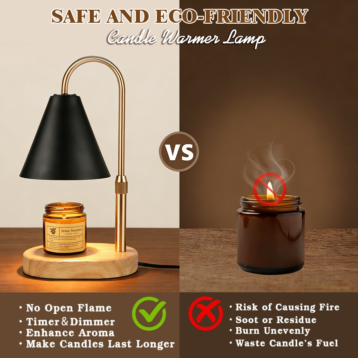 Black Candle Warmer Lamp with  - Holiday Candle Set review and price