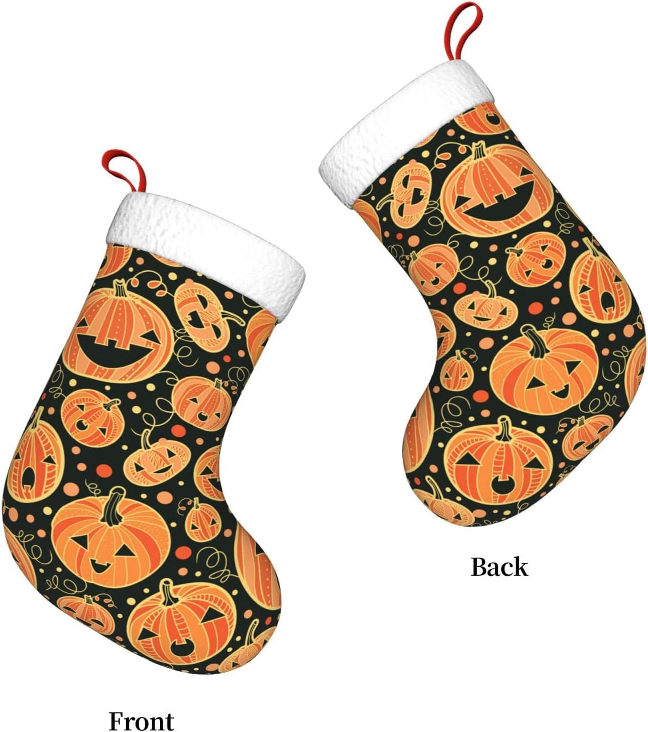 Halloween Pumpkin Christmas St - Christmas Stocking Hanging review and price