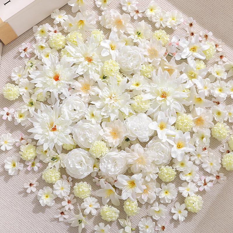 20Pcs Mix White Artificial Flo - Christmas Wreath Fake review and price