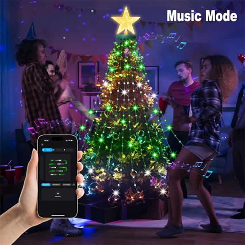 7FT 400LEDs Smart Christmas Tr - Star Tree Topper review and price