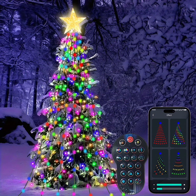 7FT 400LEDs Smart Christmas Tr - Star Tree Topper review and price