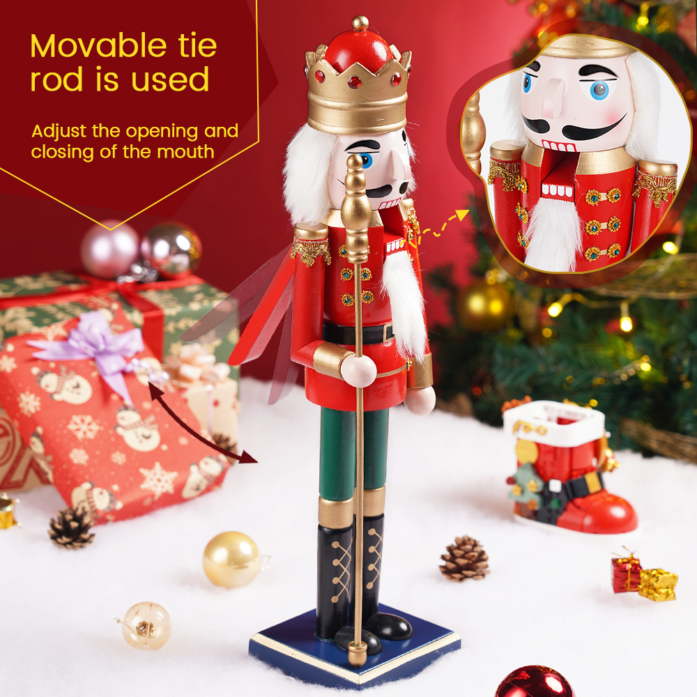 50CM Wooden Nutcracker Doll So - Nutcracker Figurine review and price