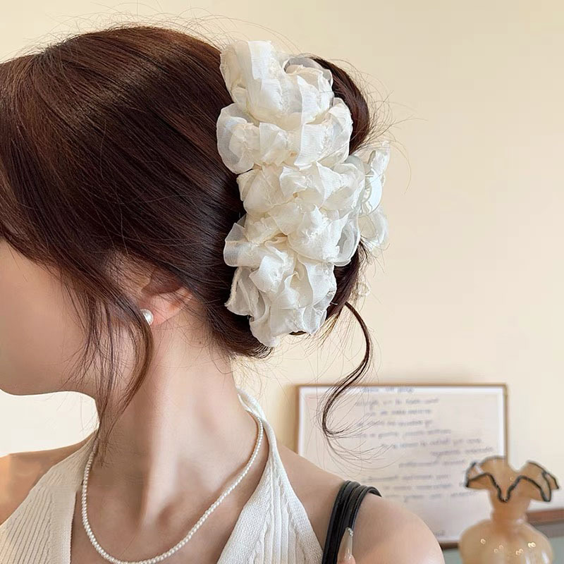 New Large Chiffon Bow Hair Cla - Ribbon Bow Gift review and price