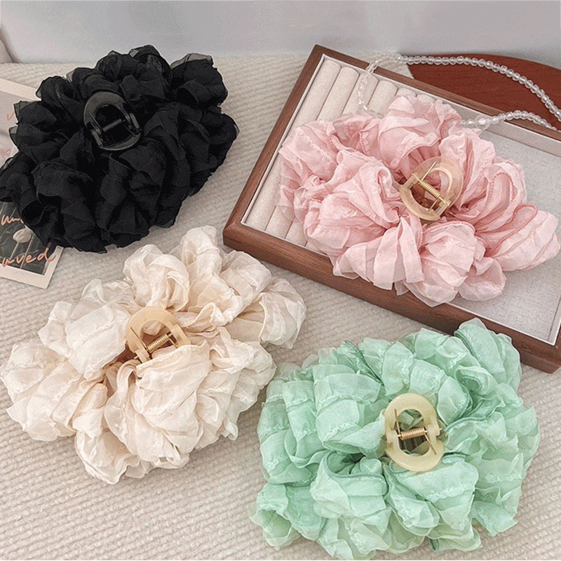 New Large Chiffon Bow Hair Cla - Ribbon Bow Gift review and price