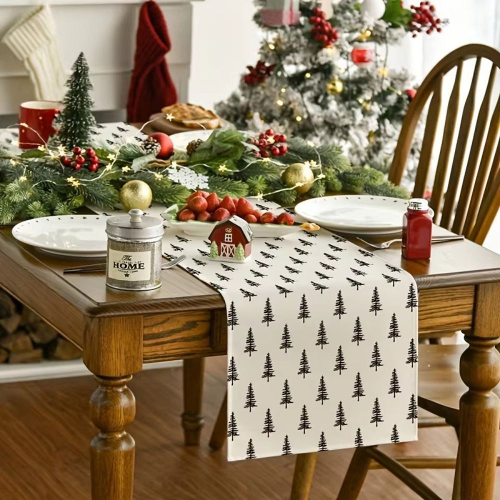 Minimalist Christmas Tree Tabl - Christmas Table Runner review and price
