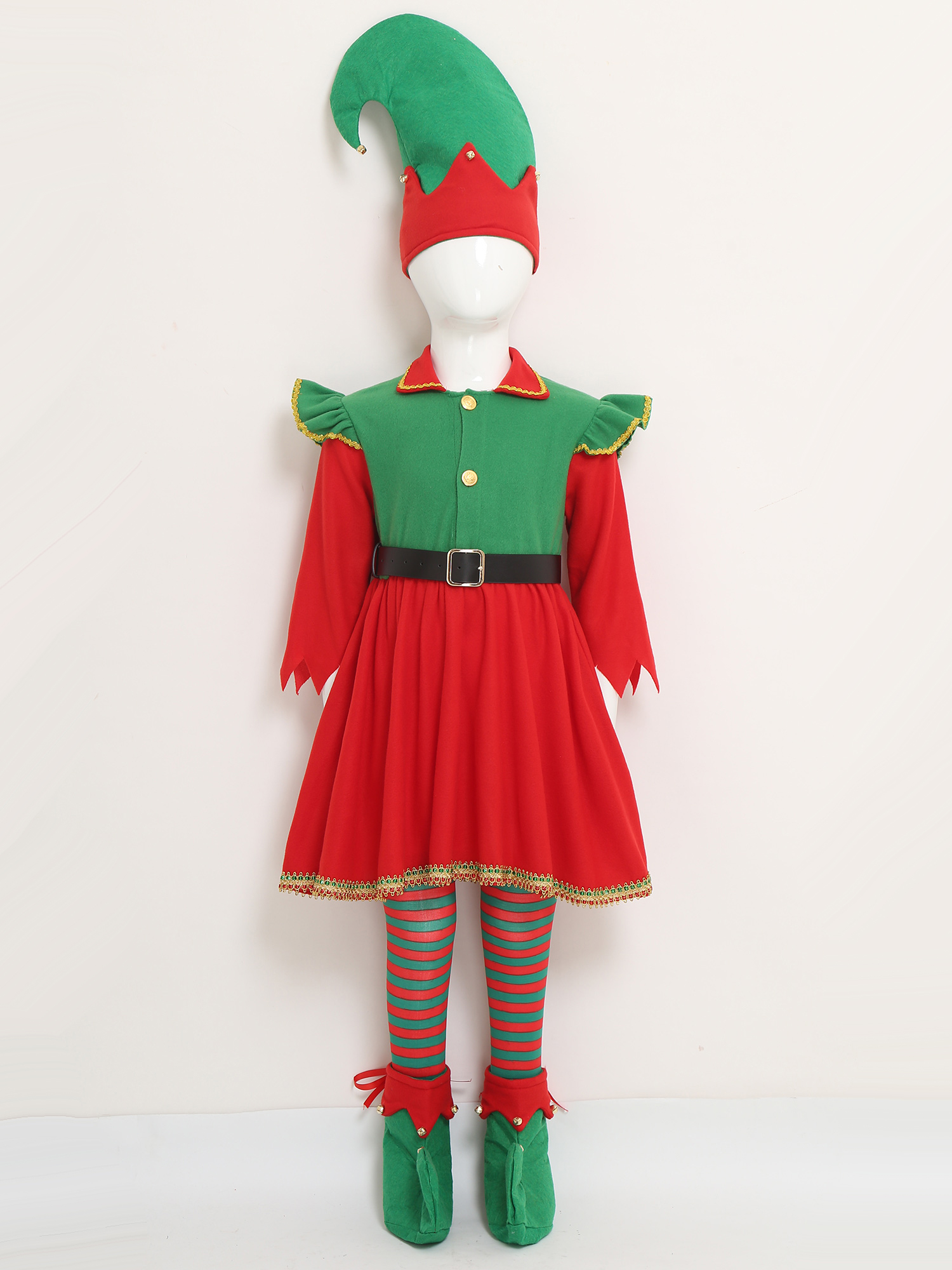 Elf Girl Christmas Costume San - Elf Costume Christmas review and price