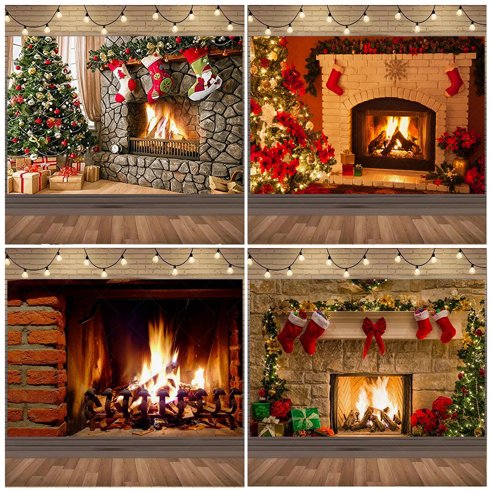 Christmas Photography Backdrop - Christmas Stocking Hanging review and price