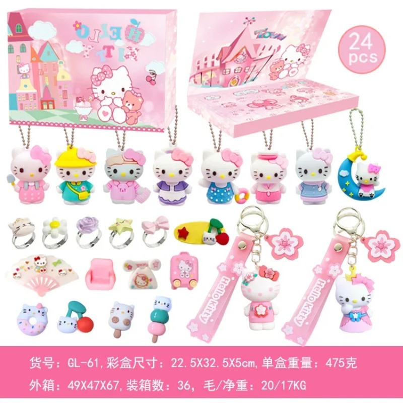 24pcs Cartoon Sanrios Anime He - Advent Calendar Gift review and price