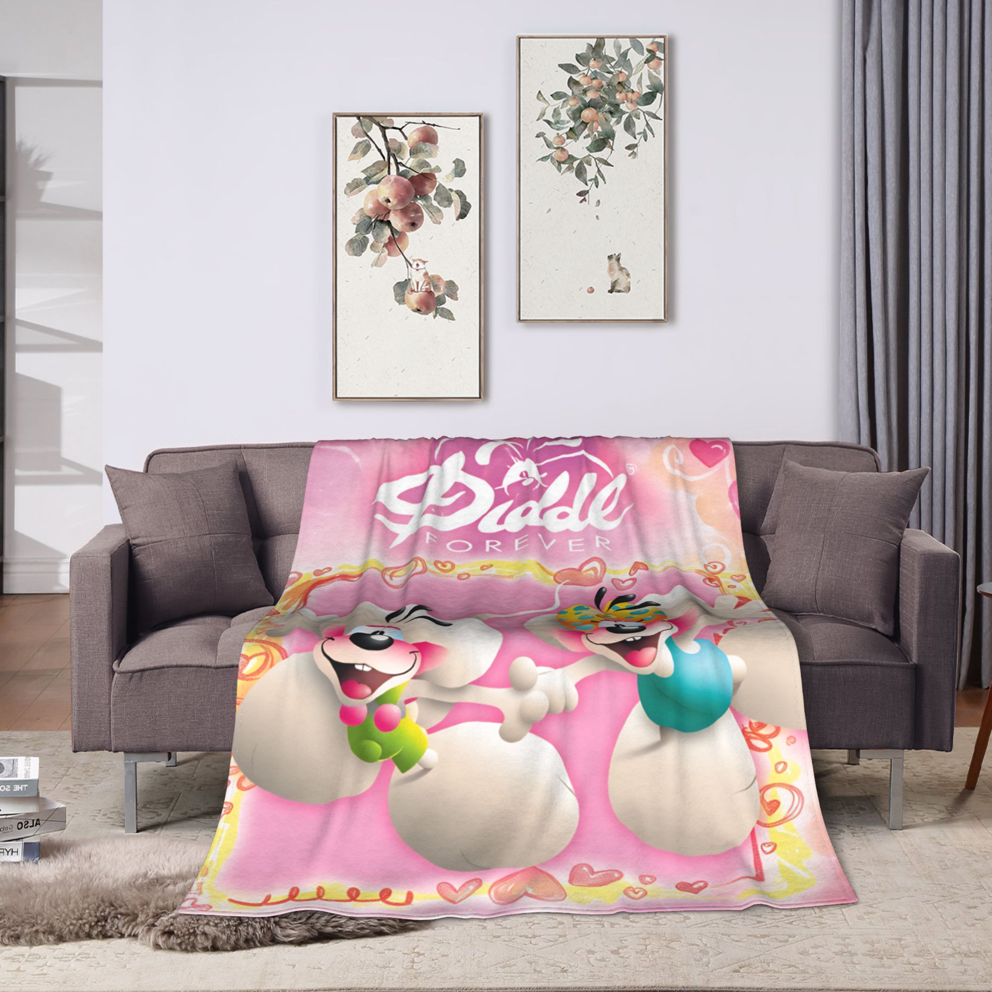 Christmas Diddl Blankets Quali - Christmas Throw Blanket review and price
