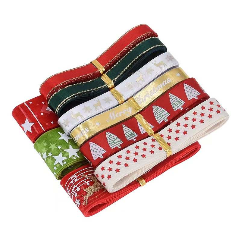 9pcs Christmas Ribbons Set Fes - Gift Box Wrap Set review and price