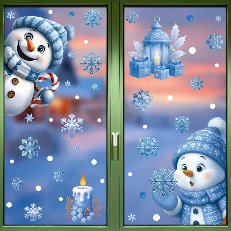 1Set Christmas Snowflake Windo - Snowflake Window Decal review and price
