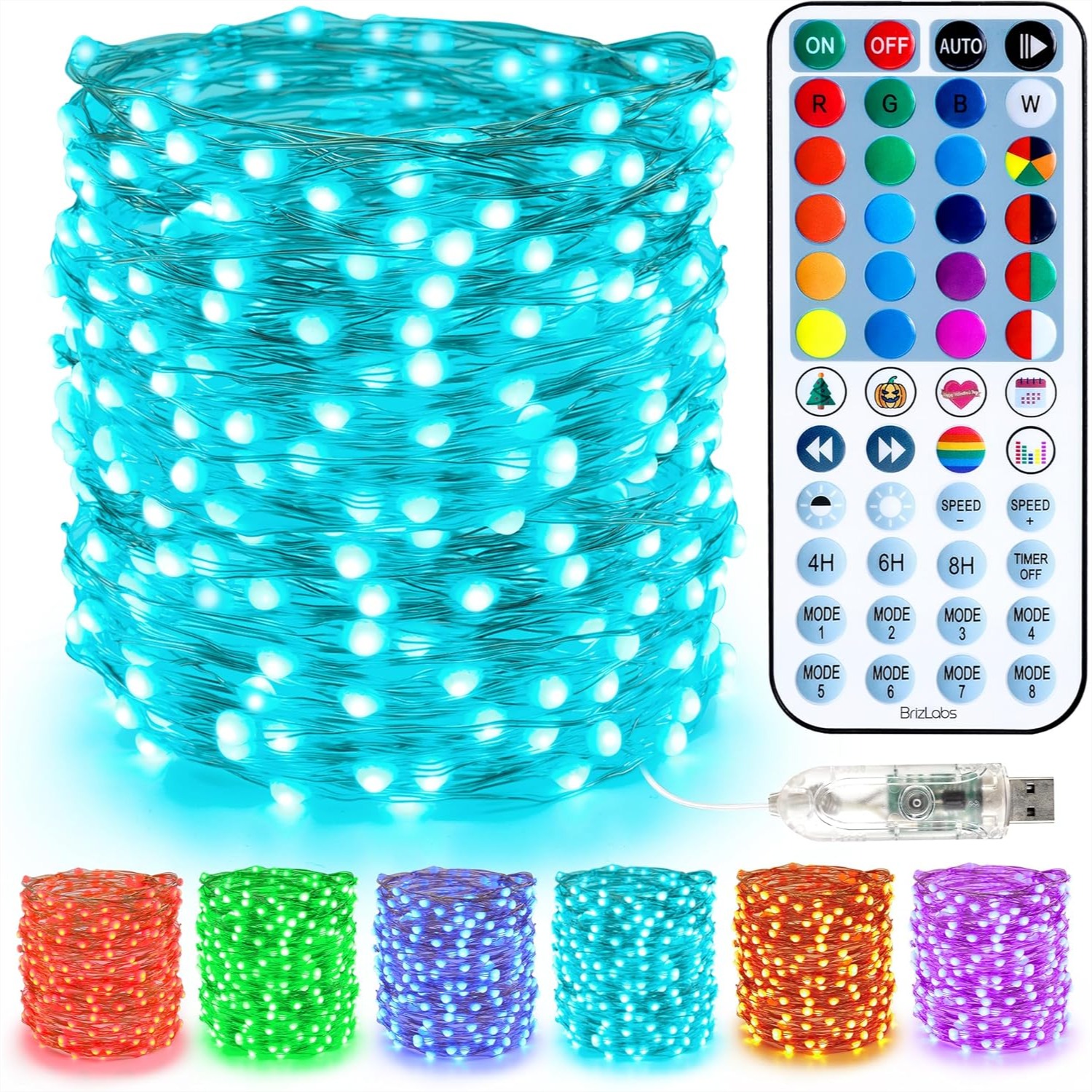 33ft 100 LED Red White Blue Fa - Led Fairy String Lights review and price