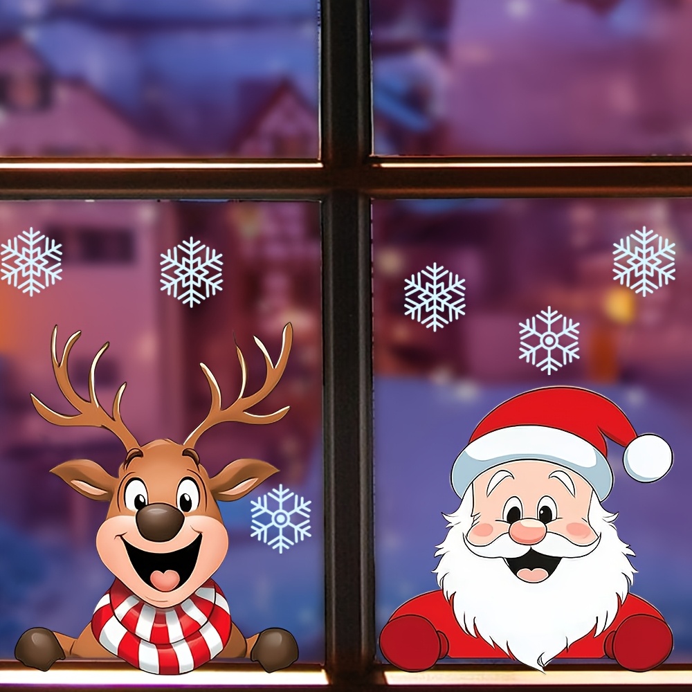 Festive Christmas Window Stick - Snowflake Window Decal review and price