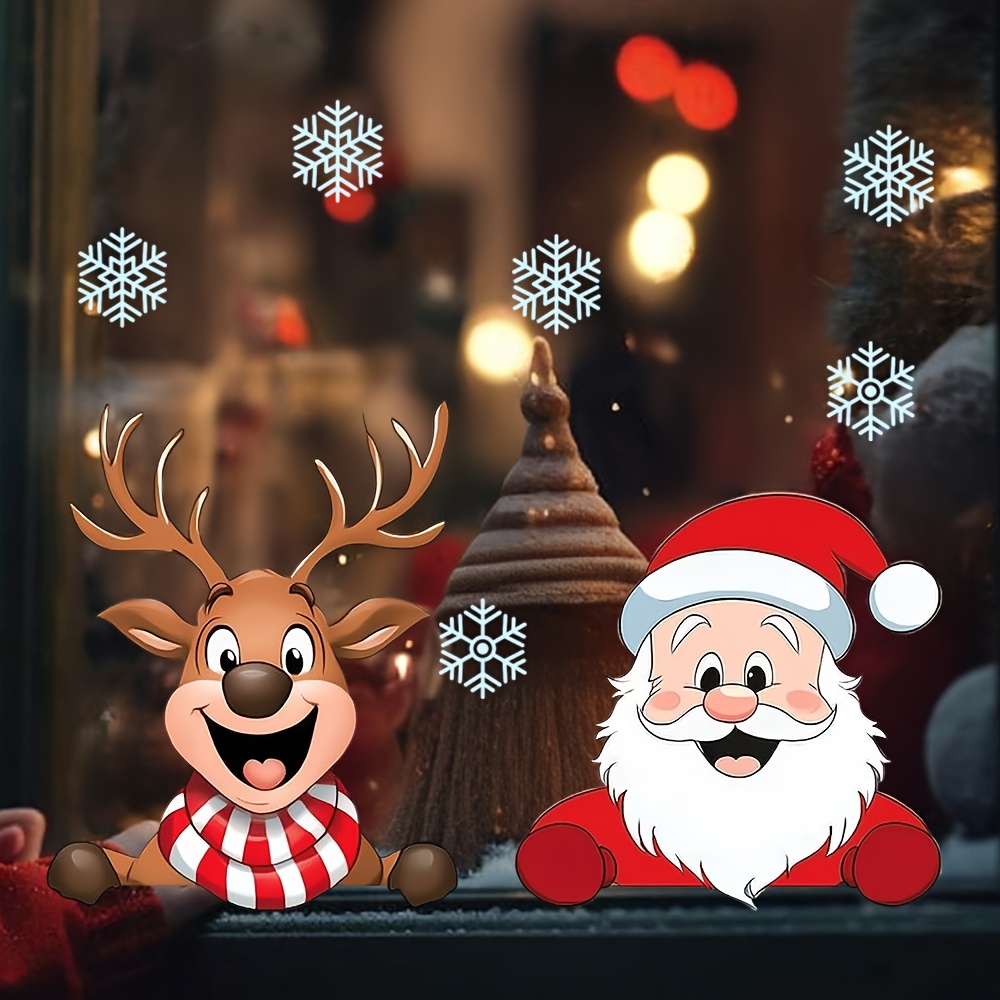 Festive Christmas Window Stick - Snowflake Window Decal review and price