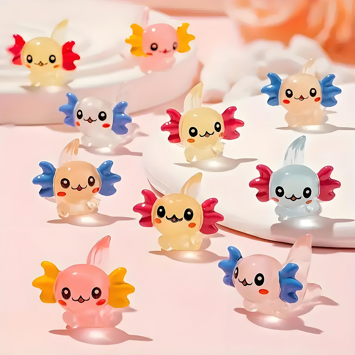 10/20pcs Mini Resin Axolotl Fi - Nutcracker Figurine review and price