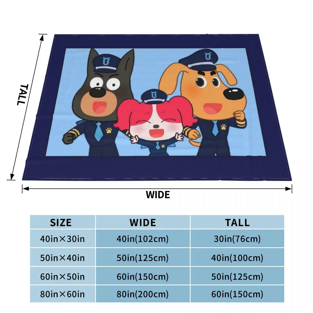 Sheriff Labrador Throw Blanket - Christmas Throw Blanket review and price