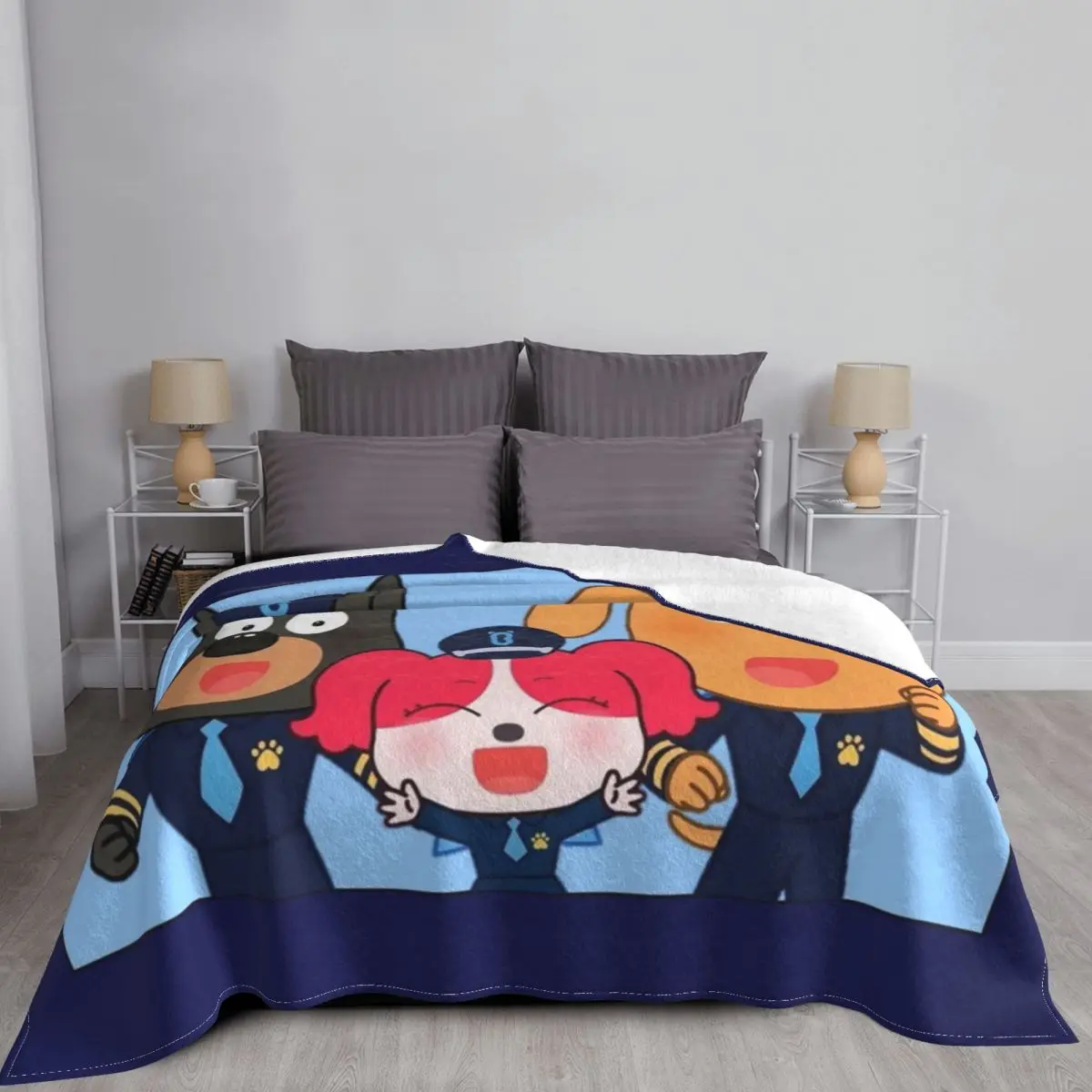 Sheriff Labrador Throw Blanket - Christmas Throw Blanket review and price