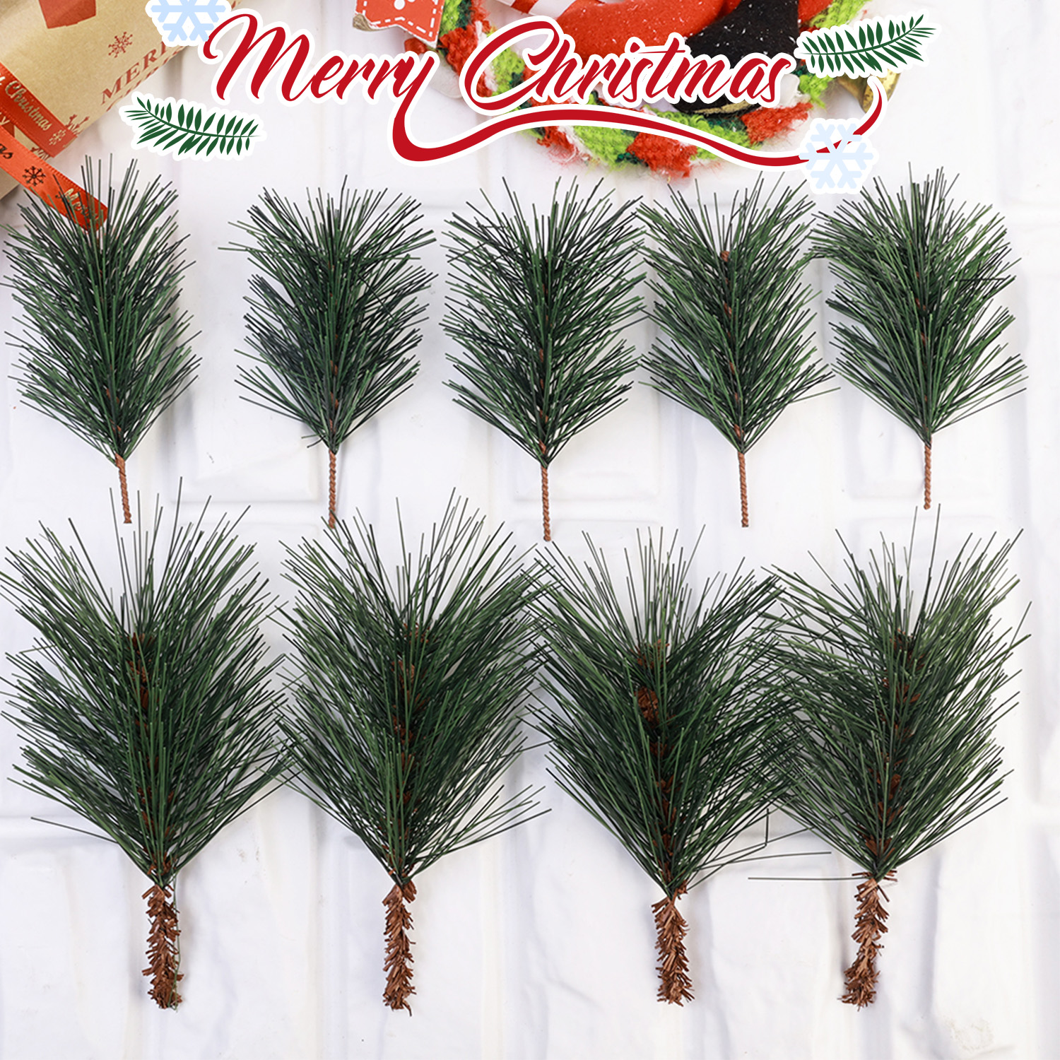 Fake Tree Leaves Branches Arti - Christmas Wreath Fake review and price