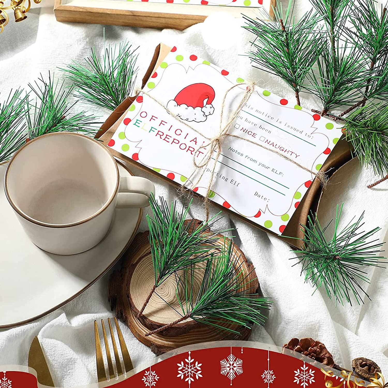 Fake Tree Leaves Branches Arti - Christmas Wreath Fake review and price
