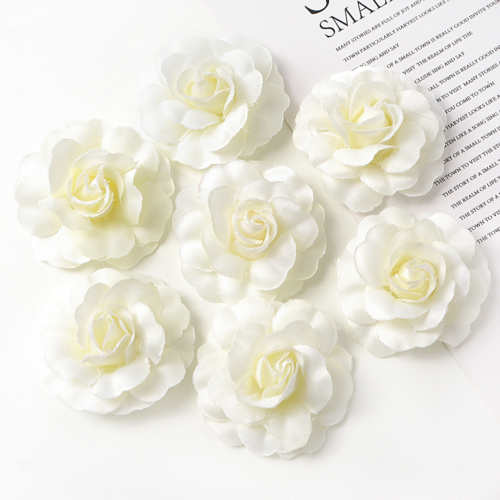 5Pcs Rose Artificial Flowers H - Christmas Wreath Fake review and price