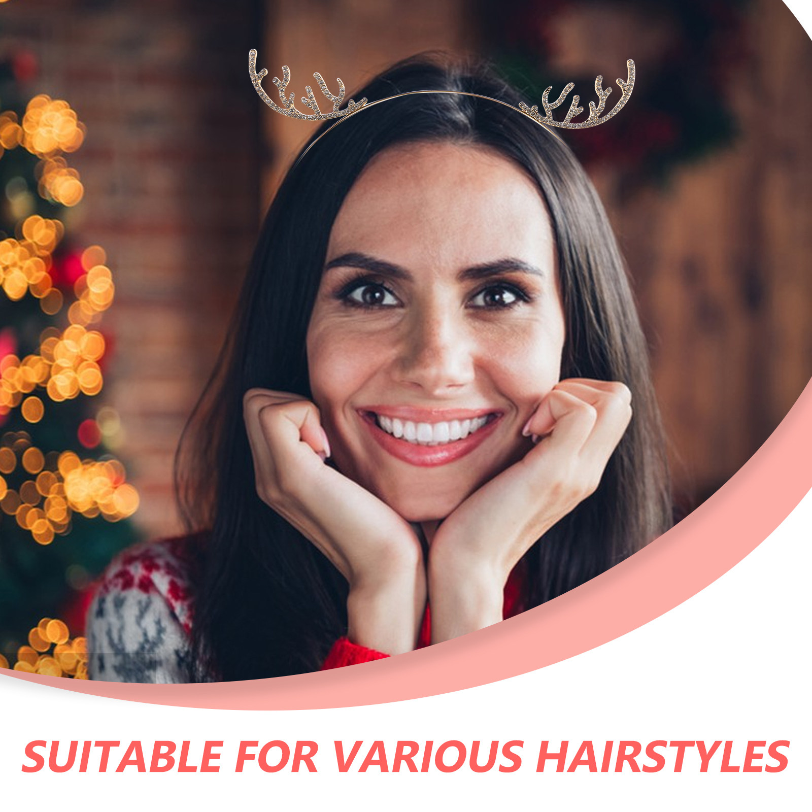 Christmas Antler Headband with - Reindeer Antlers Headband review and price