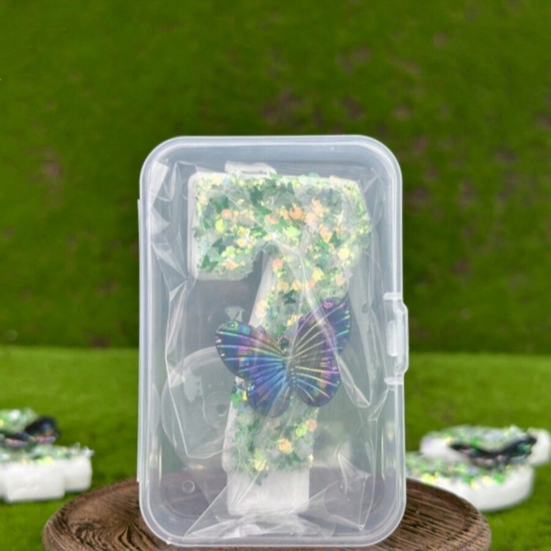 1Pc Green Sequins Number 0-9 B - Holiday Candle Set review and price