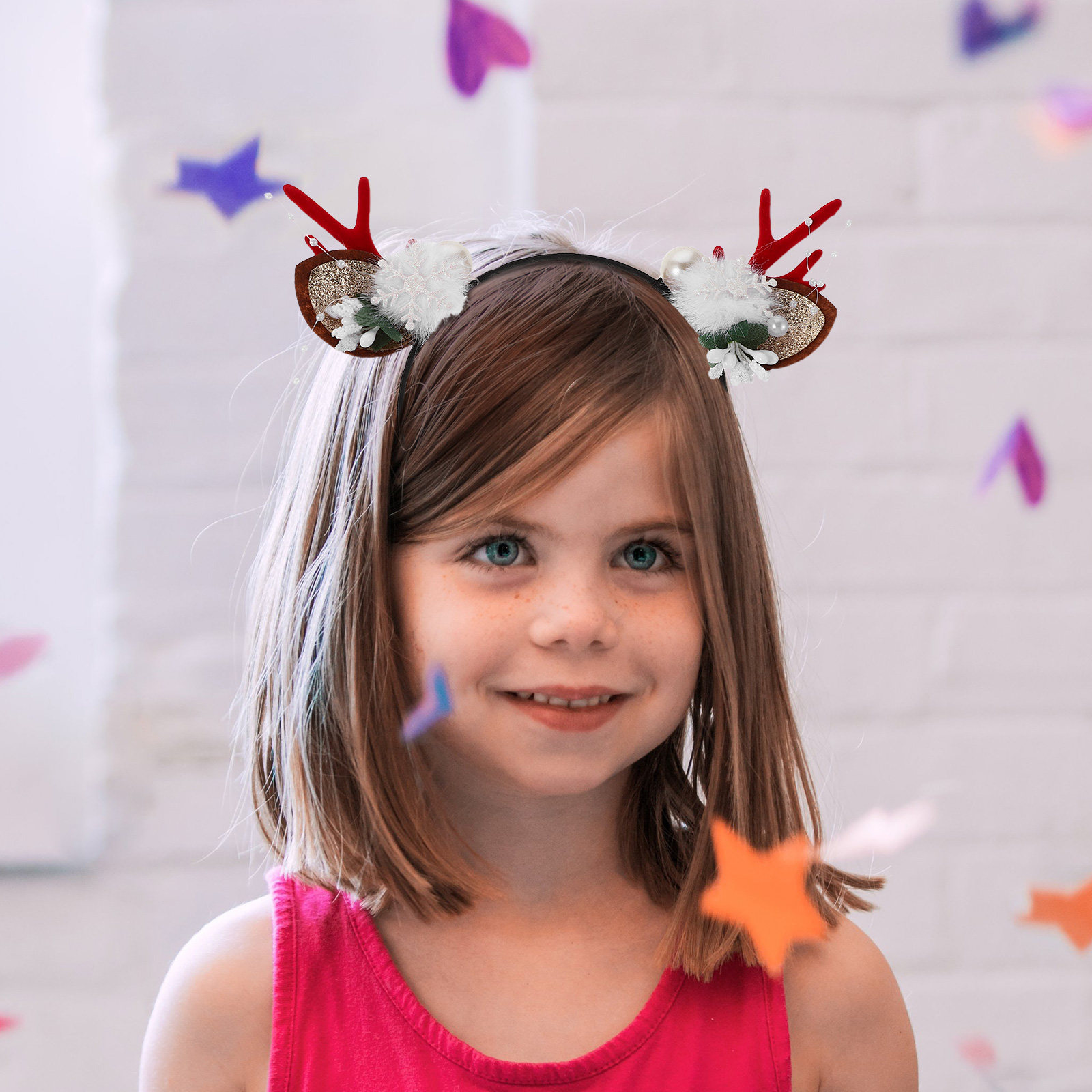 4Pcs Festive Reindeer Antlers  - Reindeer Antlers Headband review and price
