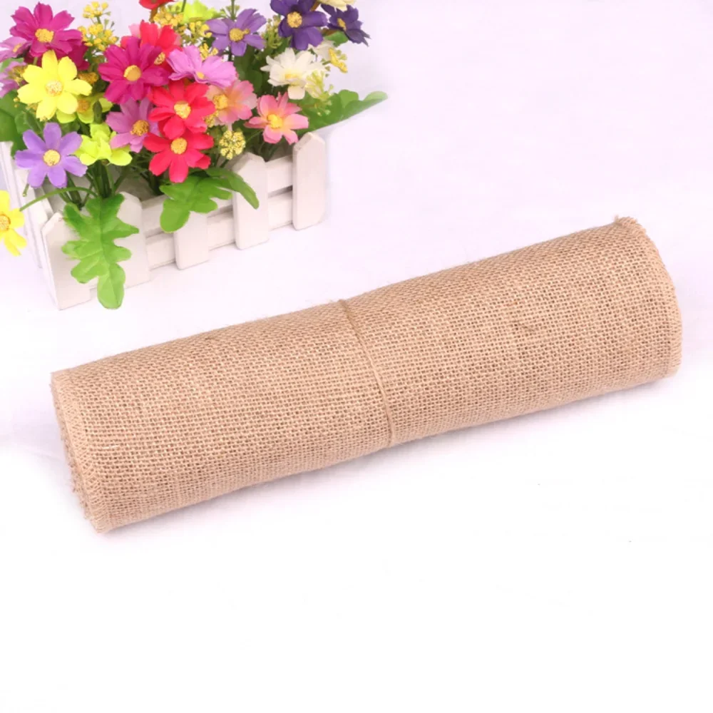 Natural Beige Burlap Roll 30cm - Christmas Table Runner review and price