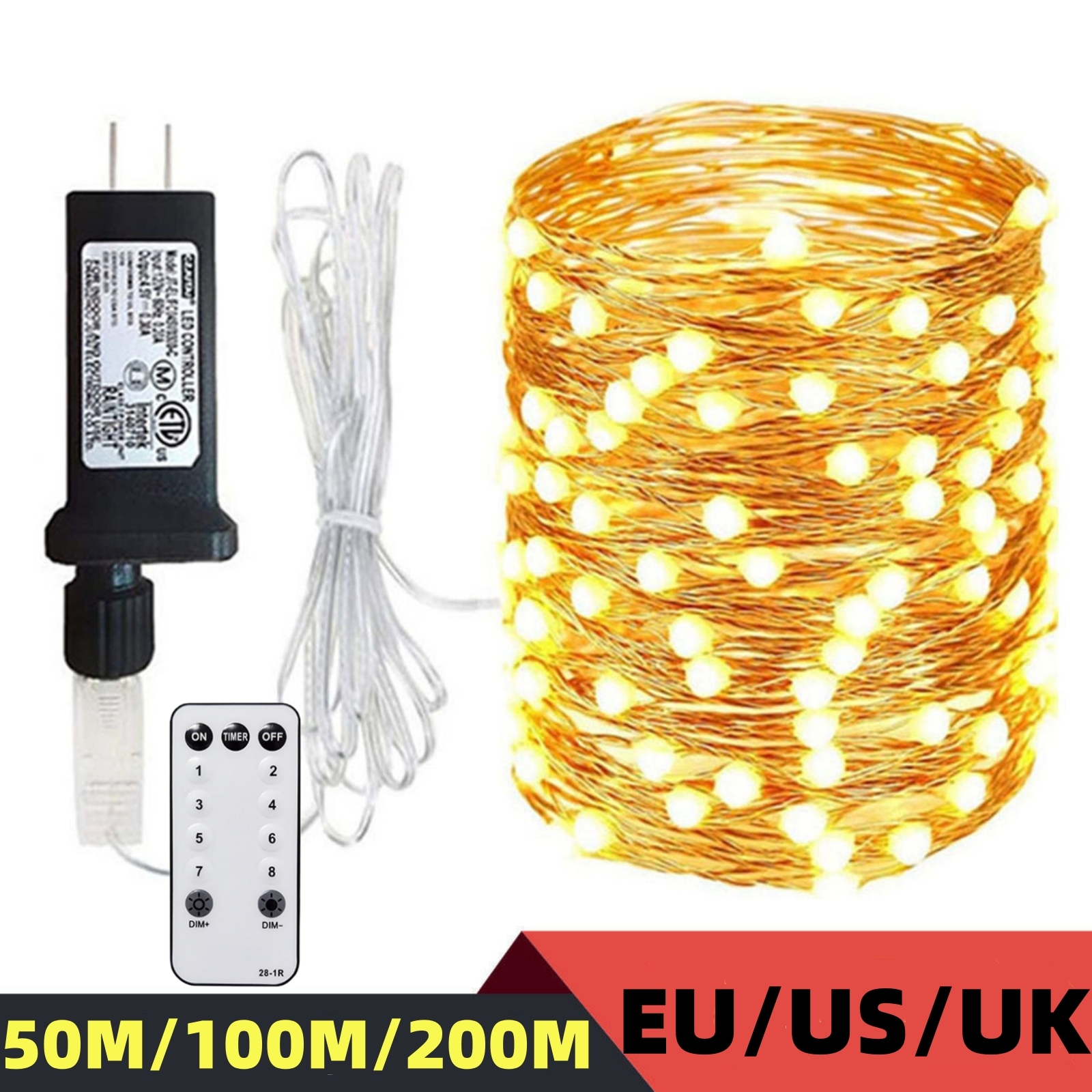 50M 100M 200M Fairy Lights Sil - Led Fairy String Lights review and price