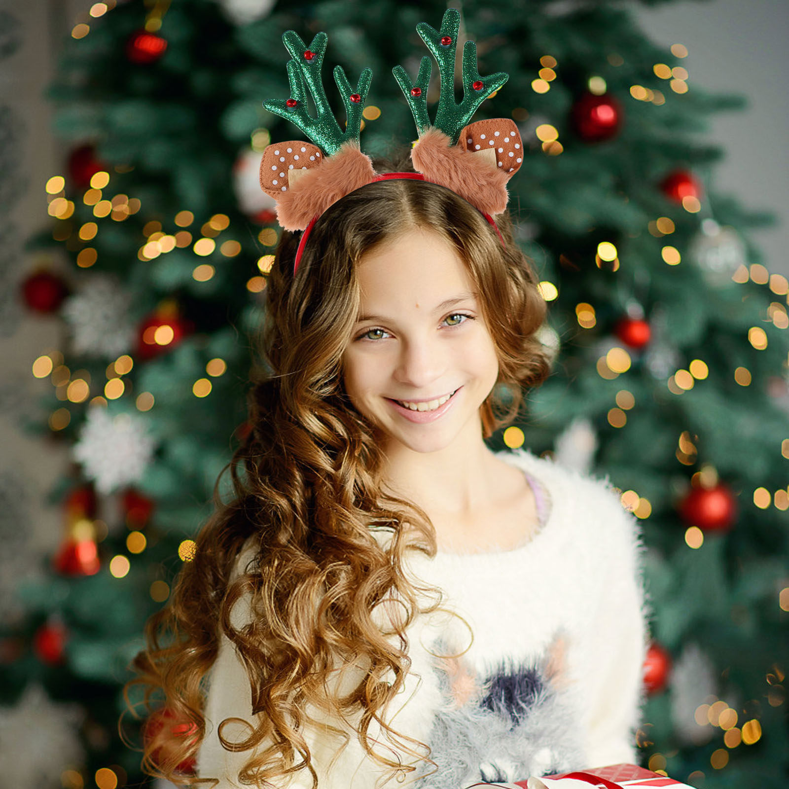 3Pcs Christmas Reindeer Antler - Reindeer Antlers Headband review and price