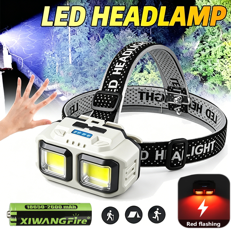 COB LED Headlamp Rechargeable  - Christmas Lights Outdoor review and price