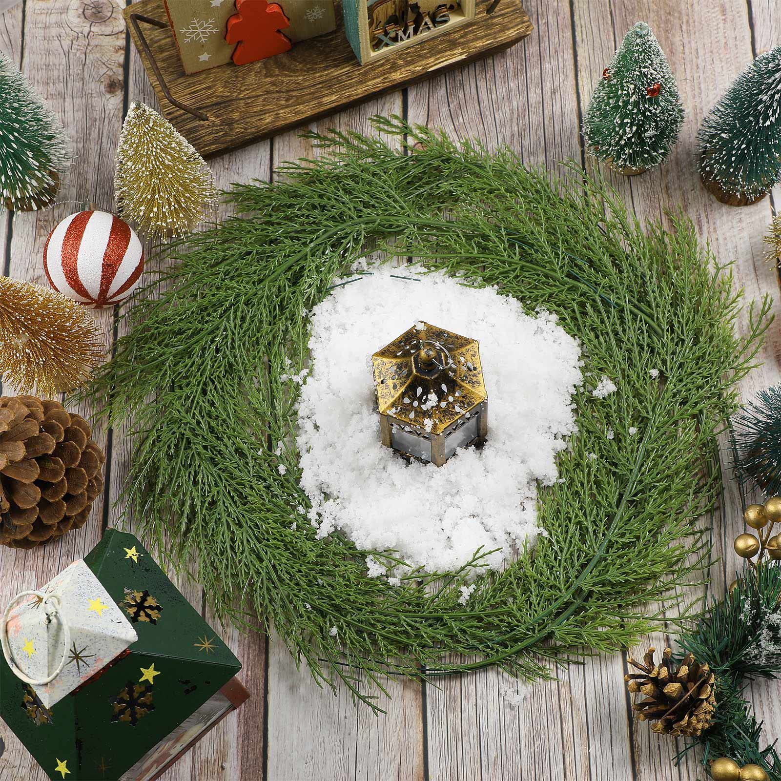 20Pcs Artificial Pine Sprigs F - Christmas Wreath Fake review and price