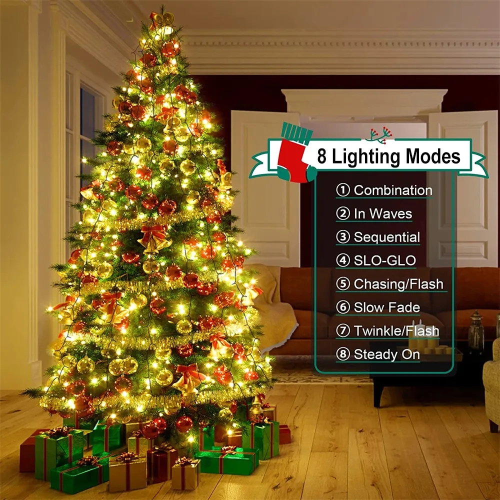 8 Modes Timer LED Christmas Tr - Star Tree Topper review and price