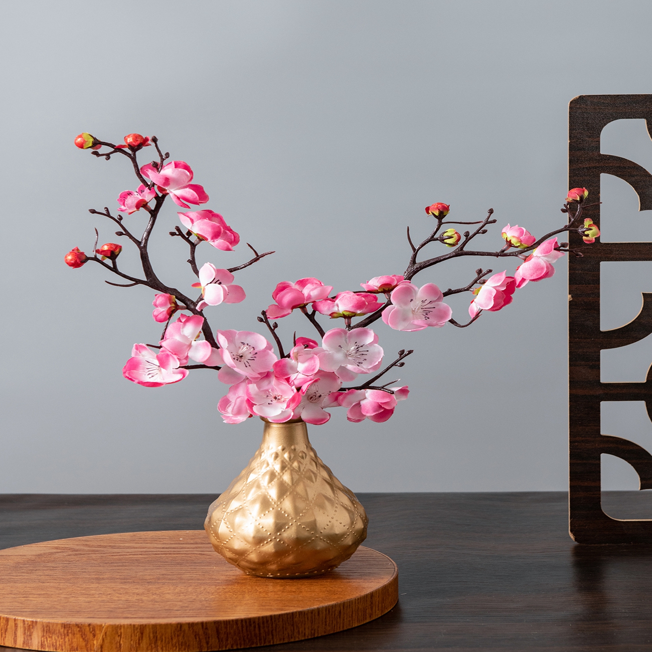 Artificial Flower Spring Plum  - Christmas Wreath Fake review and price